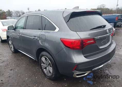 2020 Acura Mdx from USA, damaged, VIN 5J8YD4H38LL038691